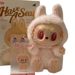 Cute Pink Plush Toy with Red Eyes